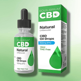 500mg Equilibrium CBD Oil 10ml - Natural Flavour - CBD Shack
