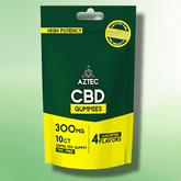 High Potency CBD Gummies by Aztec CBD - 30mg Per Gummy - 10 Pieces - CBD Shack