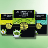 CBD Tea by Buddha Teas - 90mg CBD - 4 Delicious Flavours!! - 5mg per bag - 18 Bags - CBD Shack