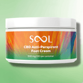 CBD Antiperspirant Foot Cream by SOOL - 500mg CBD - 100ml (BUY 1 GET 1 FREE) - CBD Shack