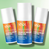 Deep Freeze CBD Muscle Relief Roll On by SOOL - 1000mg - Fast Absorbing! 50ml