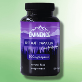 50000mg Vegan Shilajit Capsules by Eminence - 500mg Per Capsule - 100 Caps - CBD Shack