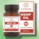 RAW CBD Hemp Capsules by Endoca | 1500mg CBD + CBDa | - 30 Capsules