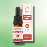 Full Spectrum CBD Oil Drops by Endoca 1500mg CBD Mint & Chocolate - 10ml