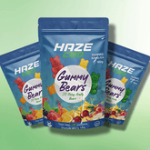 CBD Gummies by Haze CBD - 1000mg Vegan Gummies - 50mg Per Gummy - 100g - CBD Shack