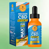 CBD Precision Sport Oil by Hempura - 3000mg Broad Spectrum CBD - Orange - 30ml