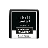 NKD 150mg CBD Twin Pack Honey Tobacco Beard Oil and balm