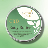 Luxurious CBD Body Butter by MotherSage - Nourishes & Soothes - 100mg - 100ml - CBD Shack