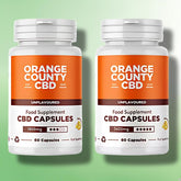 Full Spectrum CBD Capsules by Orange County | 900mg - 3600mg | 60 Capsules - CBD Shack