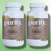Cold Pressed CBD Oil by Purity - 600mg - 1200mg Full - Spectrum Capsules - 60 caps - CBD Shack