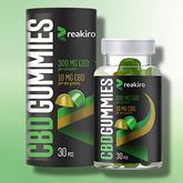 CBD Gummies by Reakiro - 300mg Full Spectrum CBD - Apple & Lemon - 30 pcs
