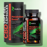 Reakiro CBD Metabolism Boost Soft Gel Capsules 600mg - 60 Caps (BUY 1 GET 1 FREE)