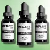 CBD Oil by Realest CBD - 450mg-2950mg CBD Oil - Anxiety & Stress (BUY 1 GET 1 FREE)