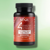 Mushroom Complex Gummies by Sool - Lion's Mane | Chaga | Reishi | Shiitake - 60 pc
