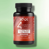 Mushroom Complex Gummies by Sool - Lion's Mane | Chaga | Reishi | Shiitake - 60 pc - CBD Shack