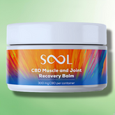CBD Muscle & Joint Recovery Balm by SOOL | 300mg CBD | 50ml (BUY 1 GET 1 FREE)