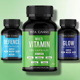 Broad Spectrum CBD Capsules by Vita Canna | Vegan | 500mg-1000mg | 50 caps