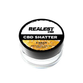 Realest CBD 3000mg Broad Spectrum CBD Shatter (BUY 1 GET 1 FREE) - CBD Shack