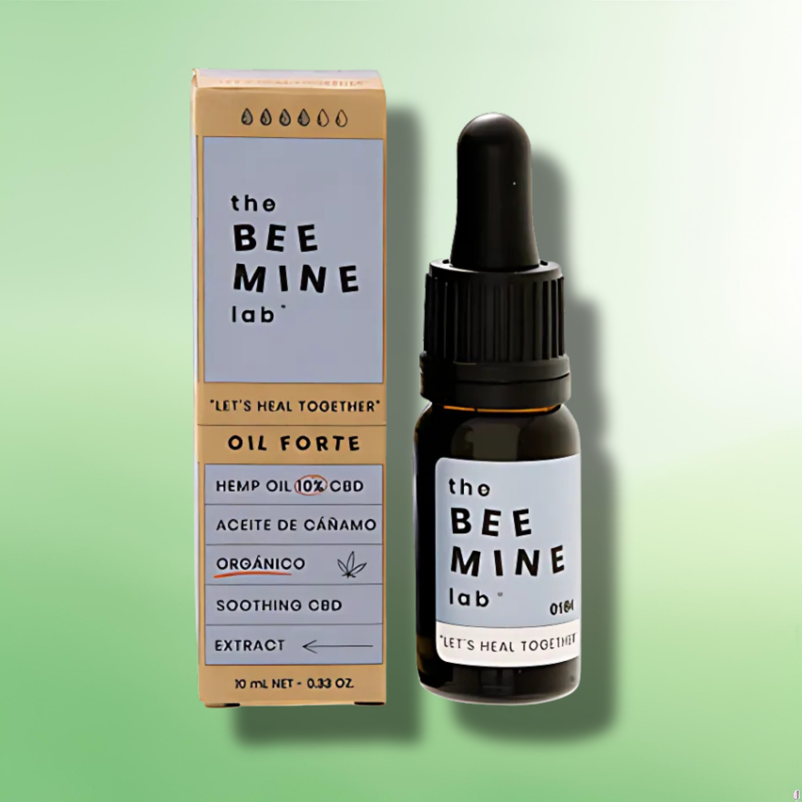 CBD Oil by The Beemine Lab - 300mg - 2000mg CBD Oil Forte+ - 10ml