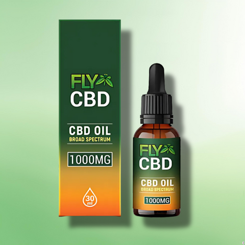 Broad Spectrum CBD Oil Fly CBD - 300mg - 1000mg - Tincture Oils - 30ml