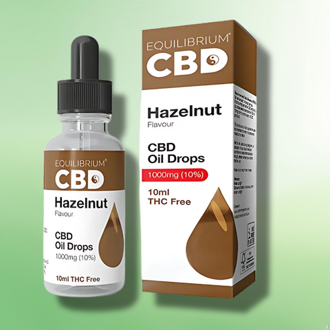 1000mg Equilibrium CBD Oil 10ml - Hazelnut Flavour