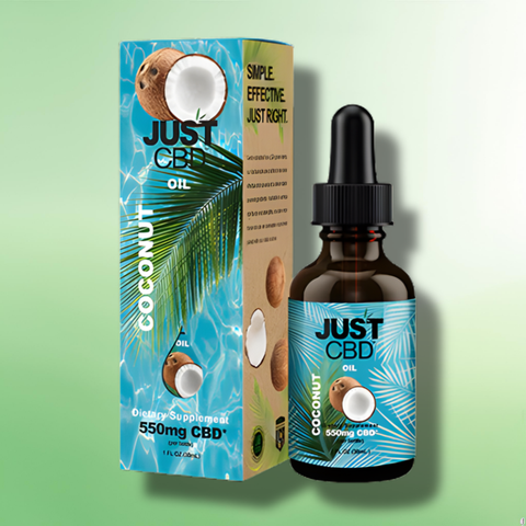 Just CBD 550mg - 5000mg Coconut Oil Tincture - 30ml