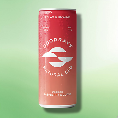 CBD Seltzer Drinks by Goodrays - 12 x 30mg CBD Drinks - 4 Flavours! 250ml