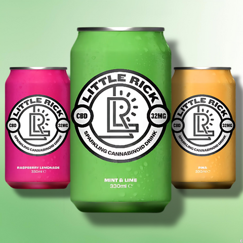 Summertime CBD Drinks by Little Rick - 12 x 32mg - Full Spectrum CBD! - 5 Flavours!