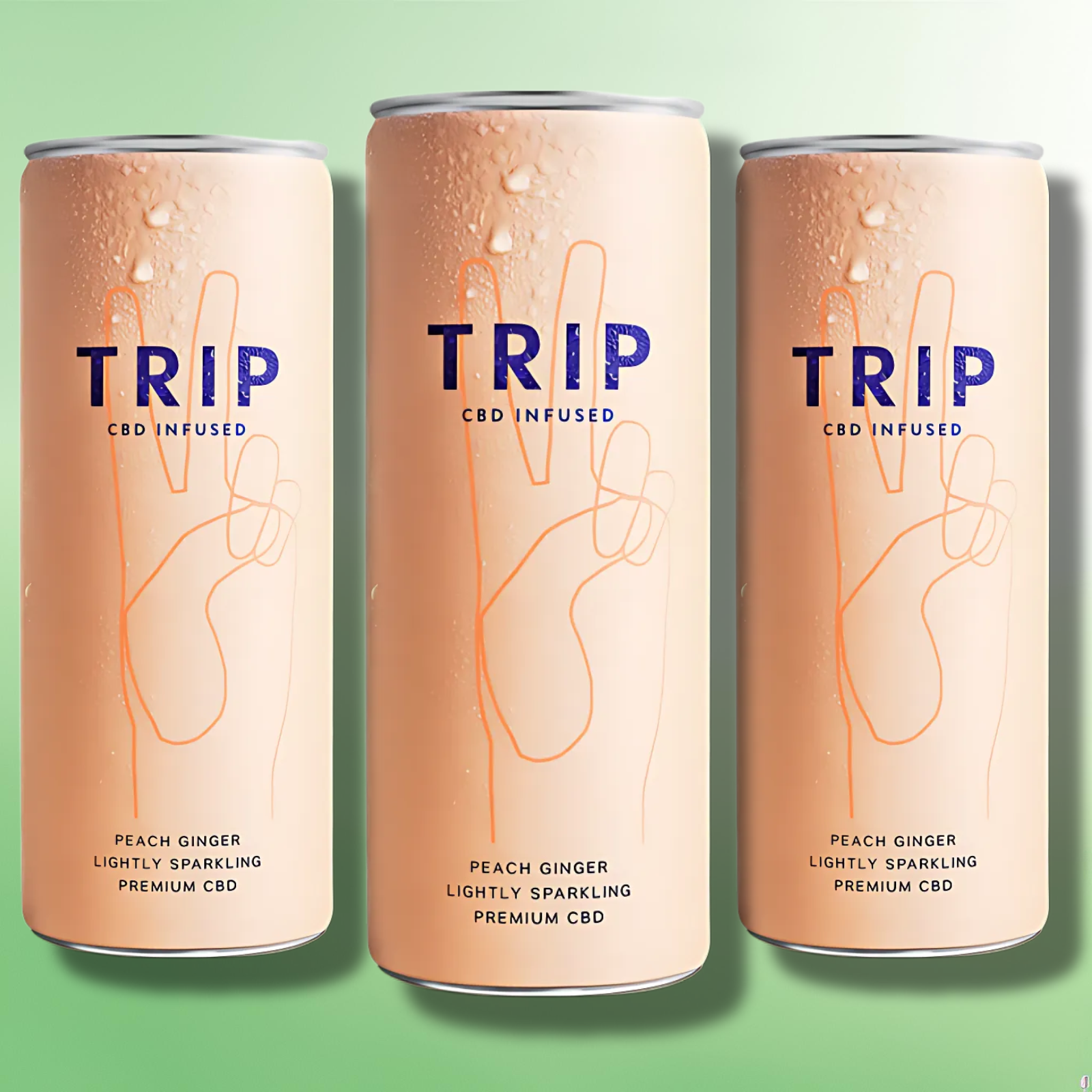 CBD Sparkling Drinks by TRIP - 12 x 15mg Full Spectrum CBD Drinks - 3 Flavours - 250ml
