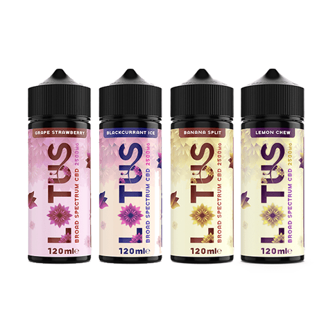 Lotus Leaf CBD 2500mg Vaping Liquid 100ml (70VG/30PG) - CBD Shack