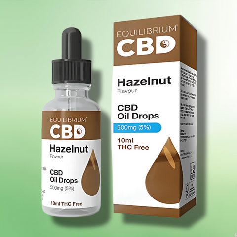 500mg Equilibrium CBD Oil 10ml - Hazelnut Flavour