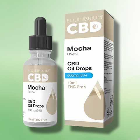 500mg Equilibrium CBD Oil 10ml - Mocha Flavour