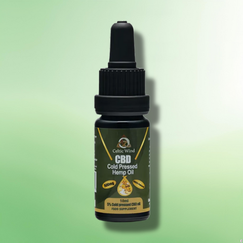 Cold-Pressed CBD Oil by Celtic Wind Crops - 300mg - 1500mg - 10ml/20ml/30ml