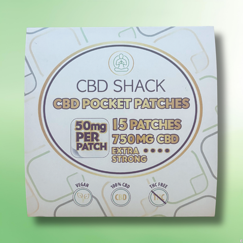 CBD Patches by CBD Shack - High Strength CBD - 20mg to 50mg - 15 Patches