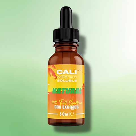 Full Spectrum CBD Extract by Cali CBD - 10% Water Soluble - 6 Flavours - 30ml