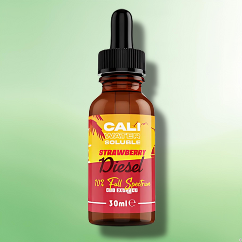 Full Spectrum CBD Extract by Cali CBD - 10% Water Soluble - 6 Flavours - 30ml