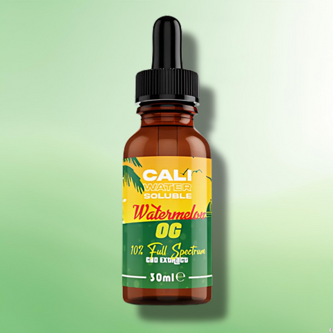 Full Spectrum CBD Extract by Cali CBD - 10% Water Soluble - 6 Flavours - 30ml