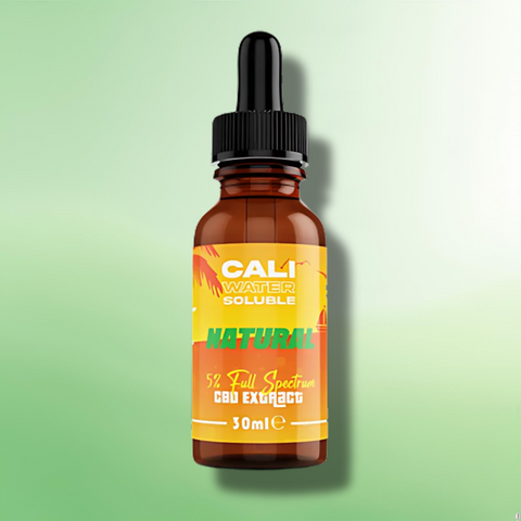 Full Spectrum CBD Extract by Cali CBD - 5% Water Soluble - 6 Flavours - 30ml