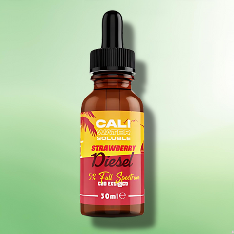 Full Spectrum CBD Extract by Cali CBD - 5% Water Soluble - 6 Flavours - 30ml