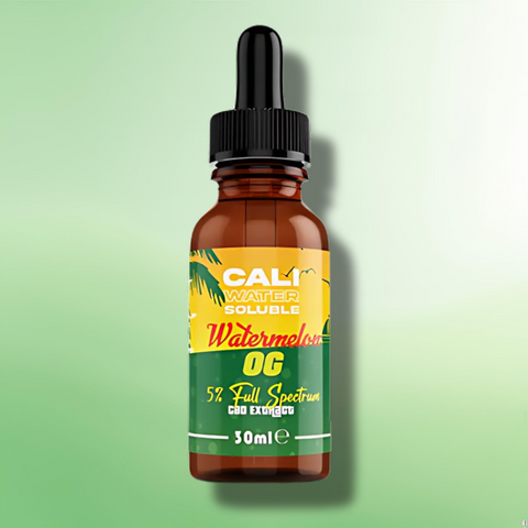 Full Spectrum CBD Extract by Cali CBD - 5% Water Soluble - 6 Flavours - 30ml