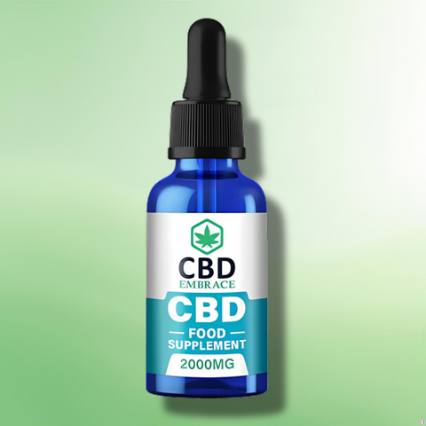 CBD Embrace 2000mg - 4000mg Full Spectrum CBD Food Supplement - 30ml