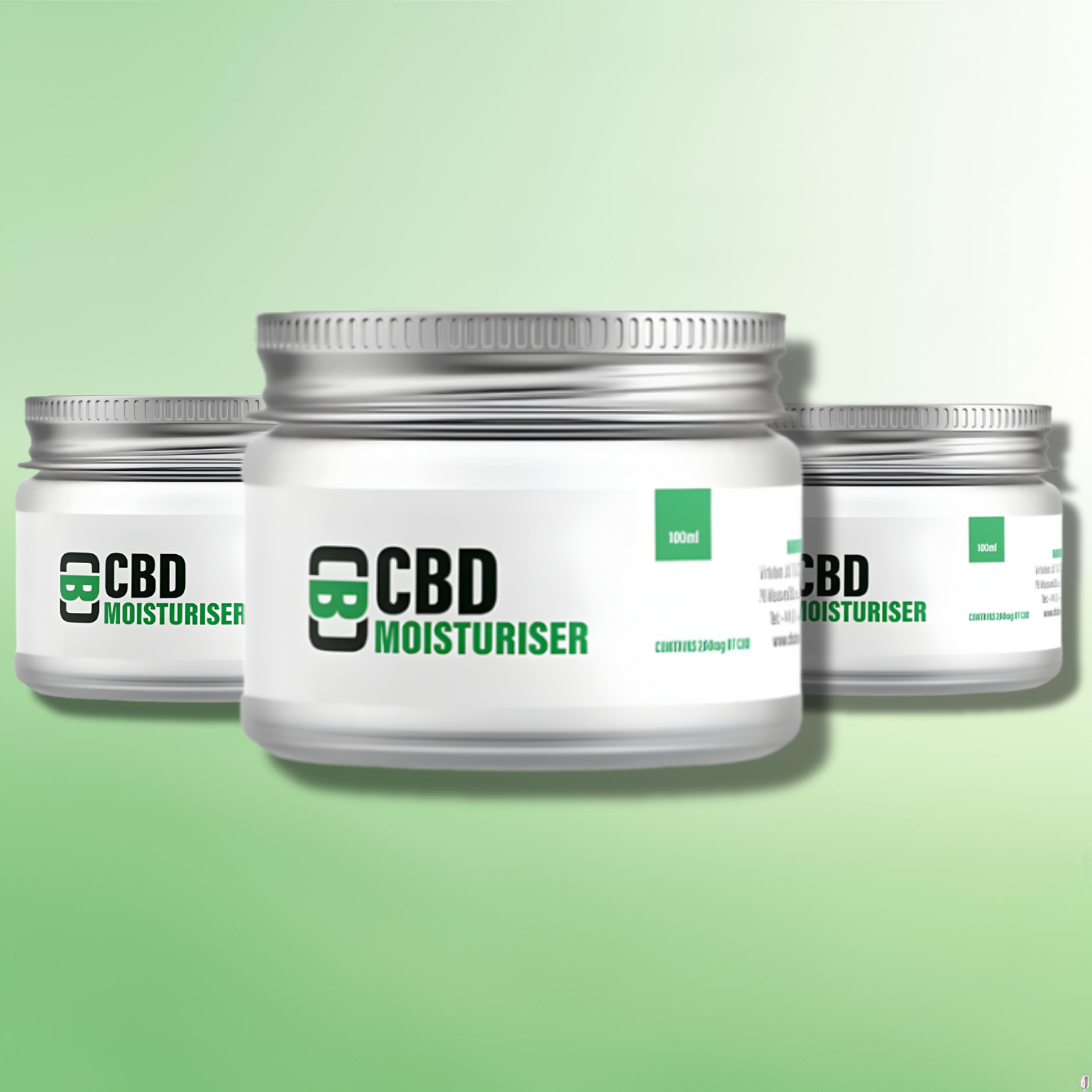 CBD Infused Moisturising Cream by CBD Asylum - 1000mg - 100ml  (BUY 1 GET 2 FREE)