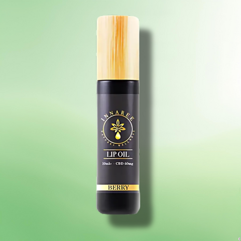CBD Lip Balm by Innaree - 60mg CBD Plus Jojoba Oil, Berry & Sweet Almond - 10ml