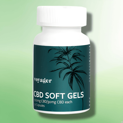 CBD Soft Gels Capsules by Voyager 900mg CBD - 30 Caps - CBD Shack