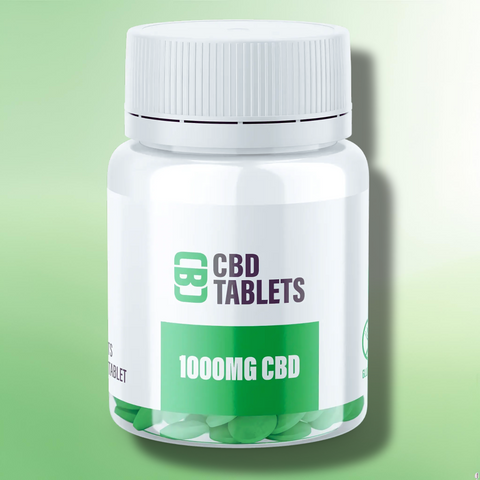 CBD Tablets by CBD Asylum - 1000mg - 100 Tablets Per Tub (BUY 1 GET 2 FREE)