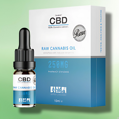 100% Raw Cannabis Oil Drops by British Cannabis | 250mg - 2000mg CBD | 10ml