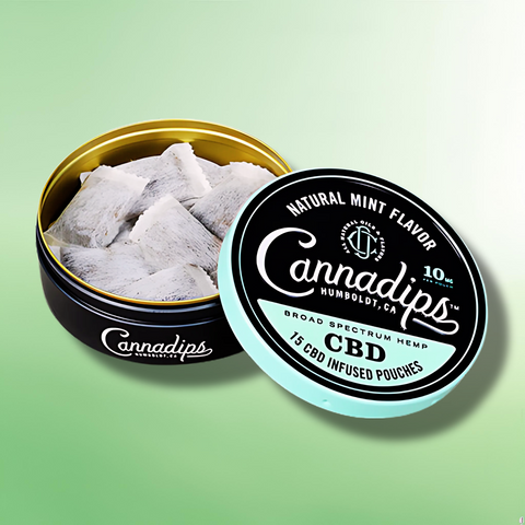 CBD Snus Pouches by Cannadips - 150mg CBD - Fast Acting and Award Winning!
