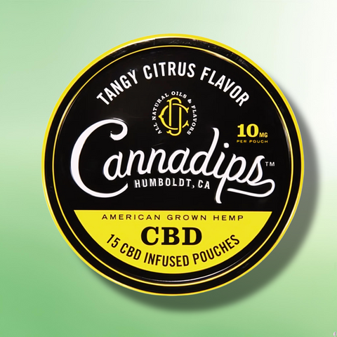 CBD Snus Pouches by Cannadips - 150mg CBD - Fast Acting and Award Winning!