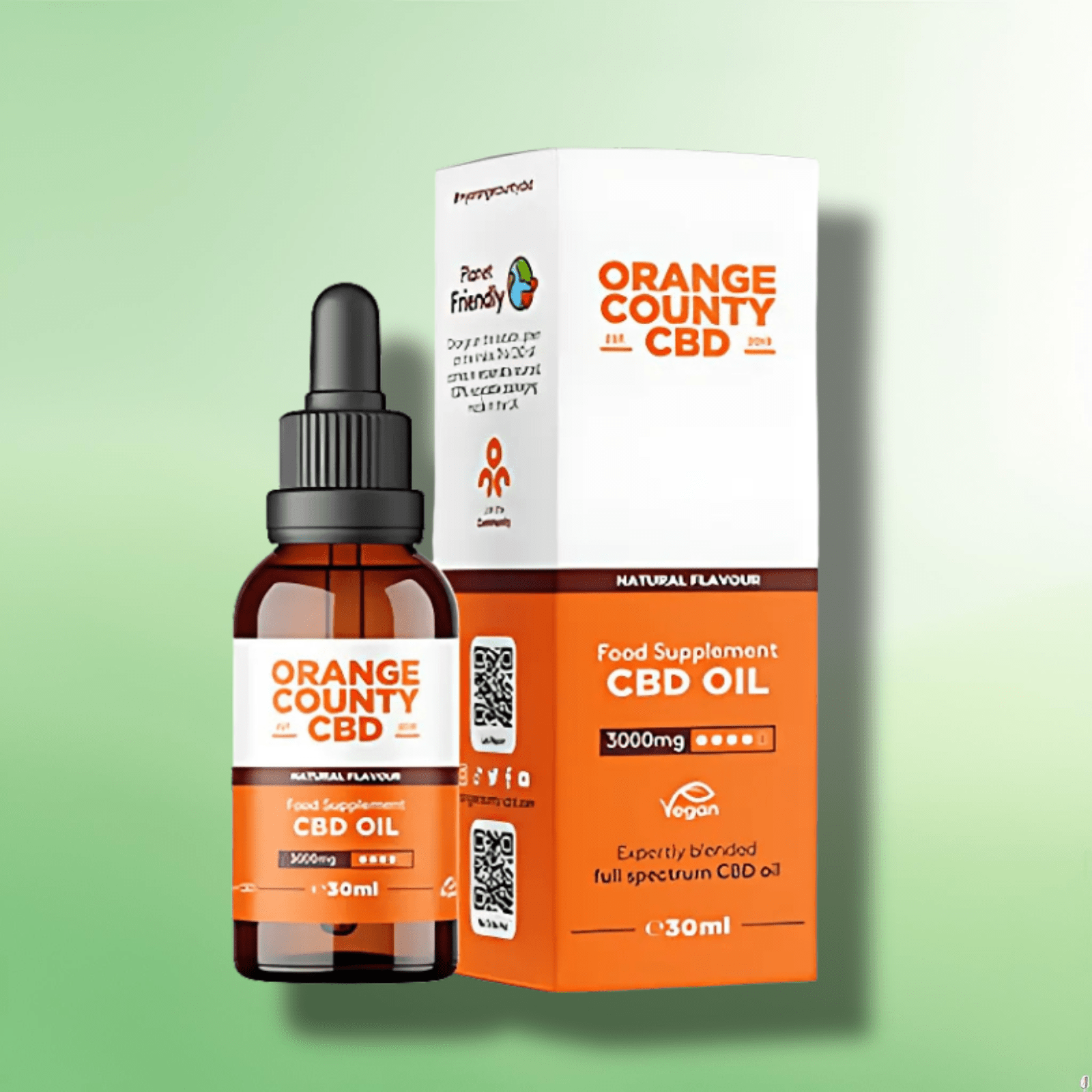 Full Spectrum CBD Oil by Orange County - 500mg - 6000mg - MCT CBD - 30ml - CBD Shack