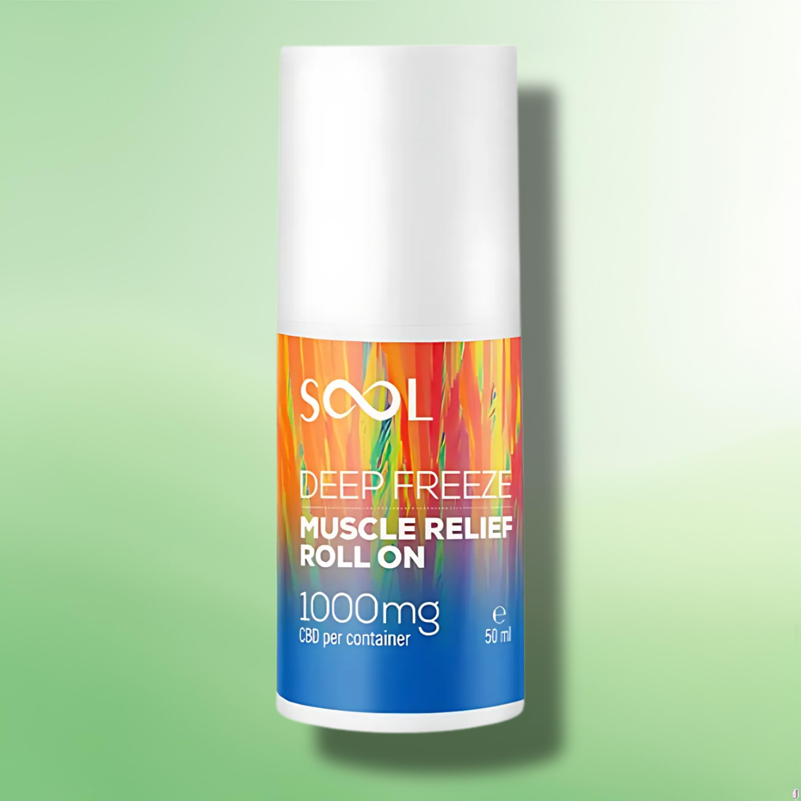 Deep Freeze CBD Muscle Relief Roll On by SOOL - 1000mg - Fast Absorbing! 50ml
